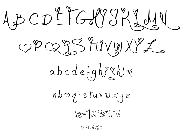 Jellyka – Love and Passion font