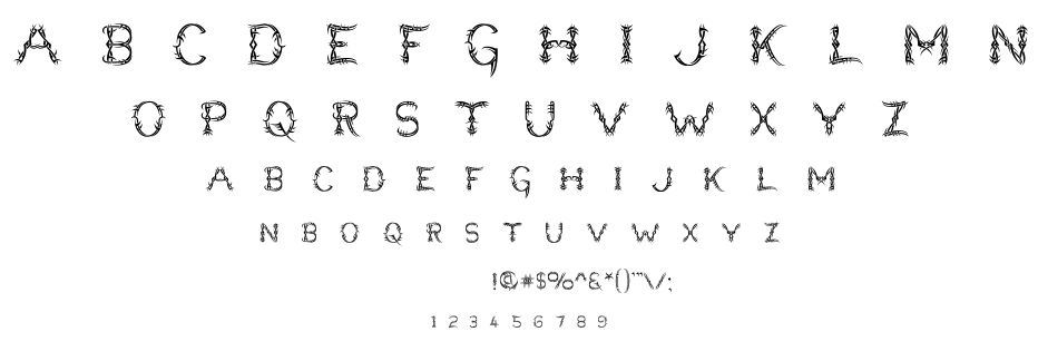 Lupus Blight font