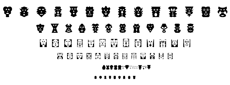 Maskalin font