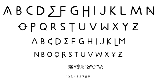 Metrolox font