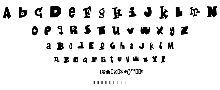 Mixed Up font