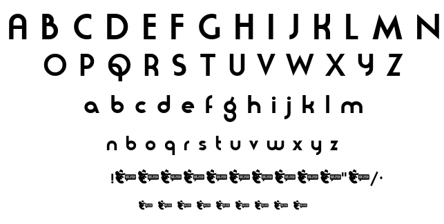 Moderna font