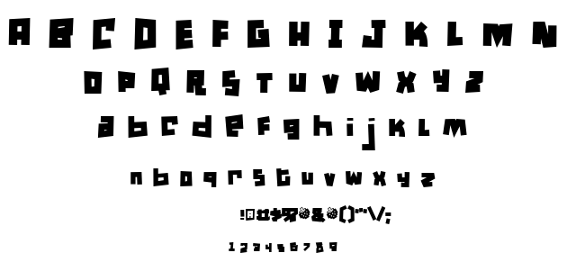 Mullet font