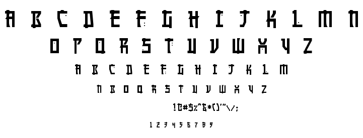 Manga font