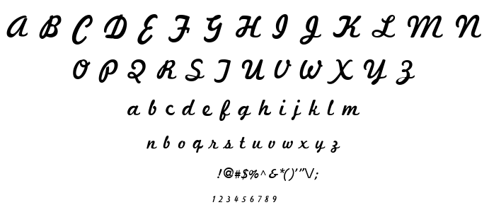 Marketing Script font