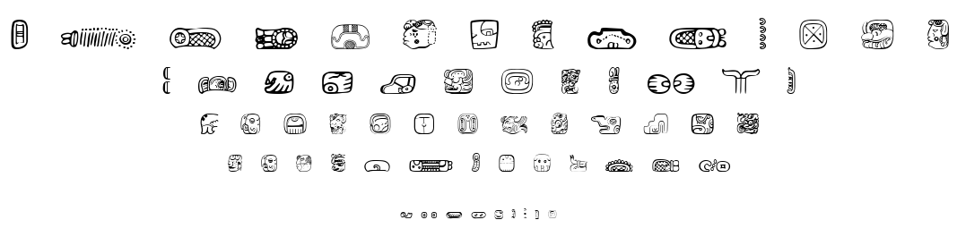 MesoAmerica Dings font