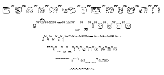 Meso America font