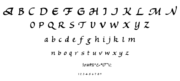 Michaelmas font
