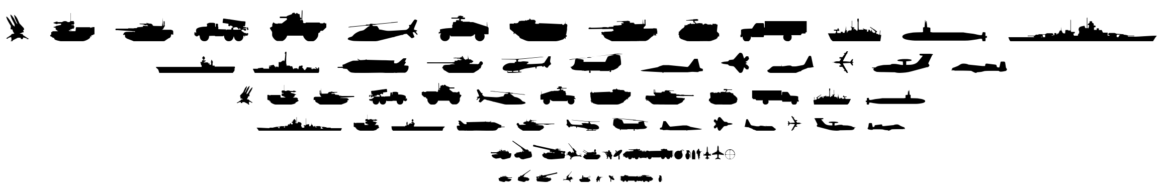 Military RPG font
