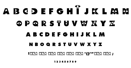 Monster AG font