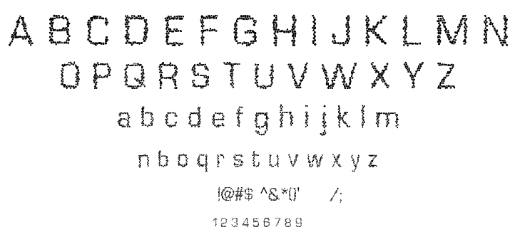 Mosaique font
