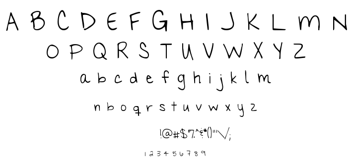 My Hands are Holding You font
