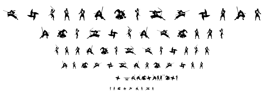 Ninjas font