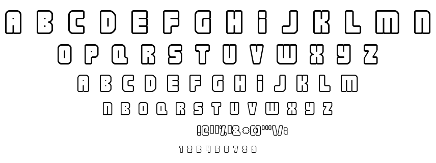 Nonstop font