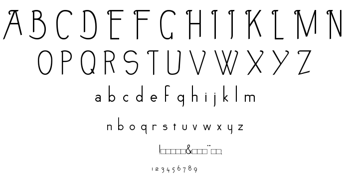 Noir-et-Blanc font