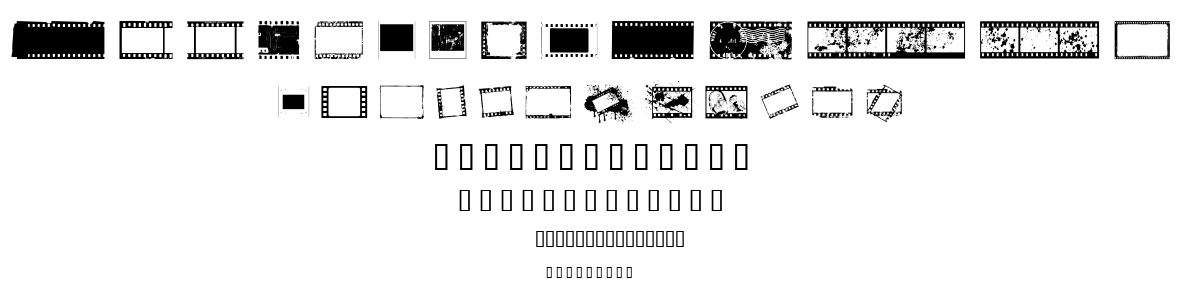 NEGATIVE FILM font