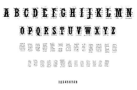 Nelson Old NewsPaper font