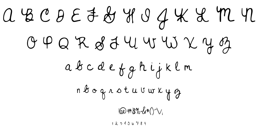 Never Grow Up font