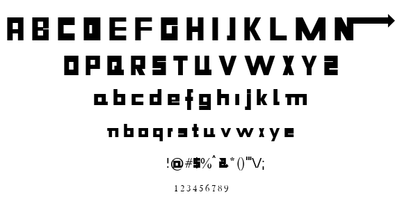 Niiiii-trous font