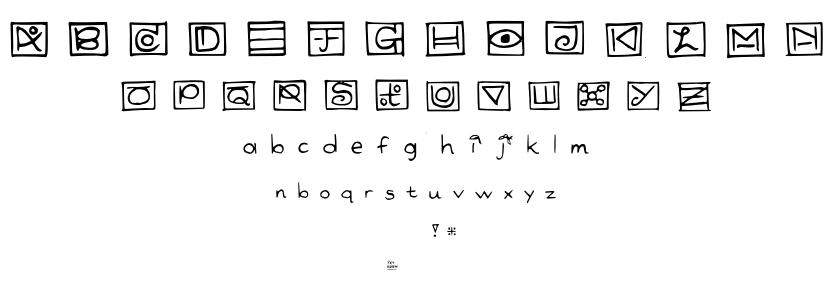 Nonsense font