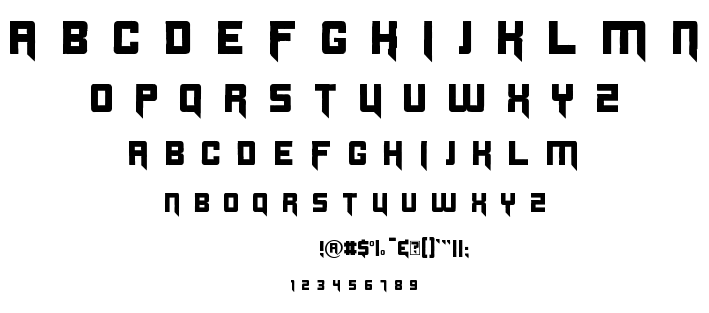 Origicide font