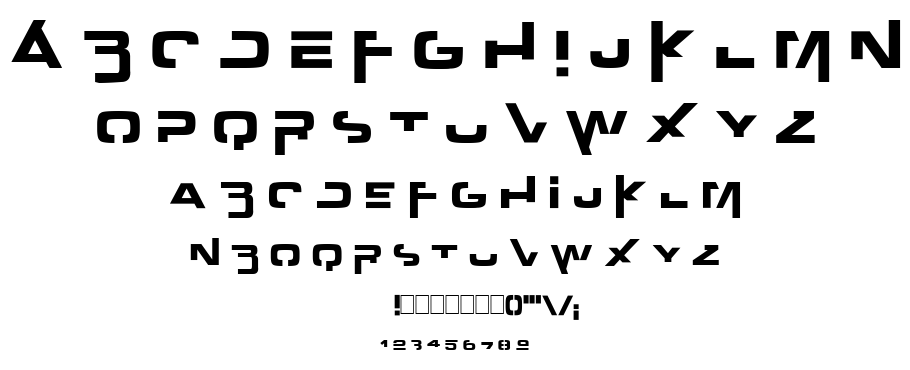 Outer Zone font