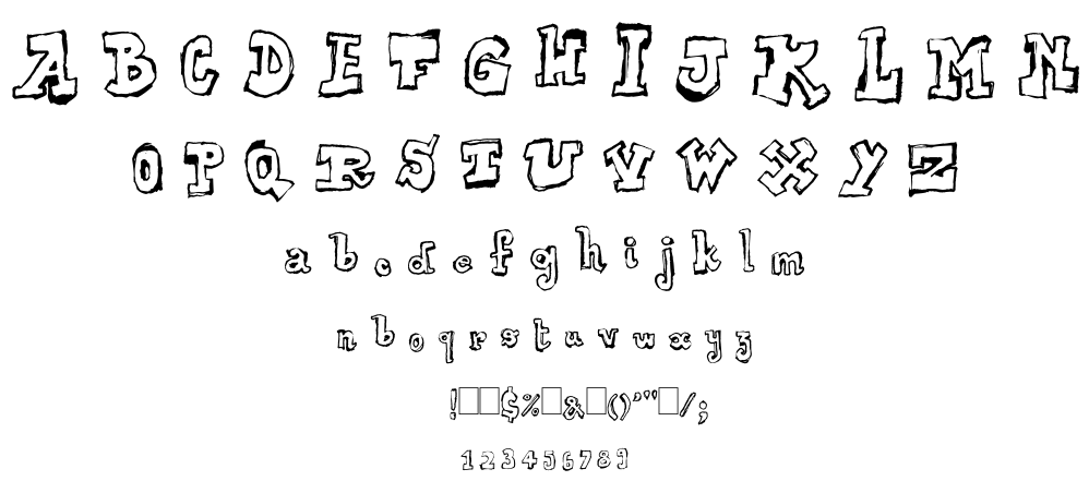 Over font