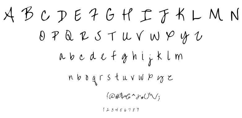Over the Rainbow font