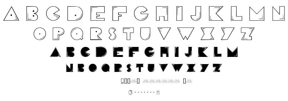 Pac-Font font