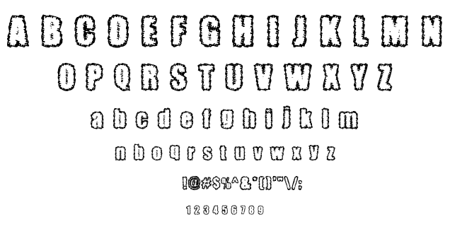 Pinniepoker font