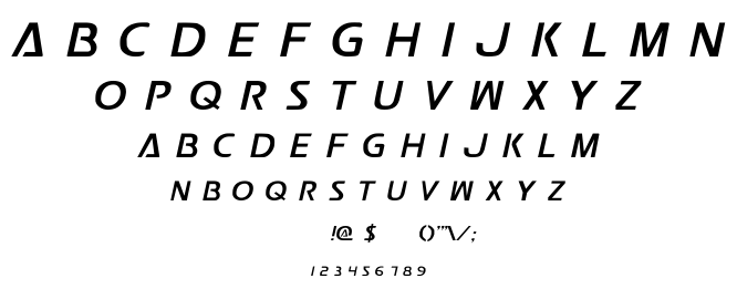 Postmaster font