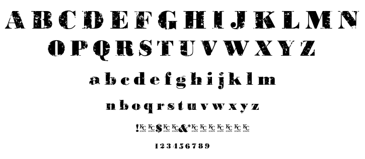 Past Due font