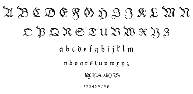 Peter Schlemihl font