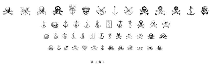 Pirates Two font