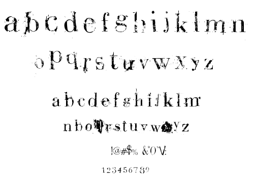 Plague Death font