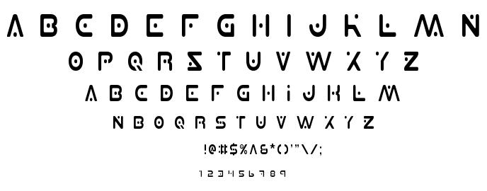 Planet X font
