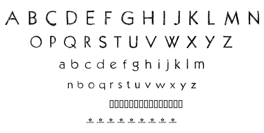 Positiv-A font