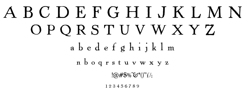 Powell Antique font