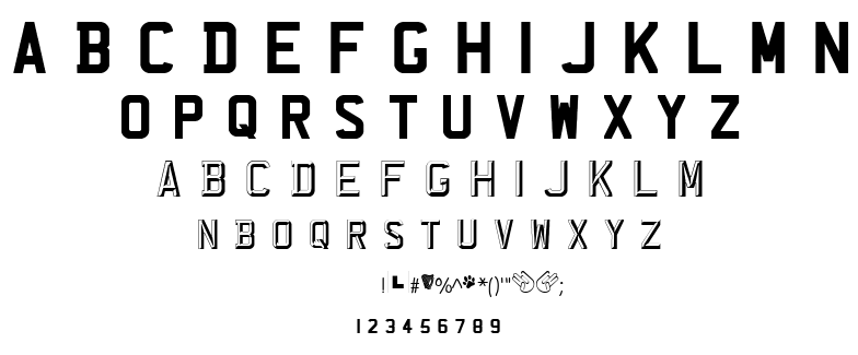 Registration Plate UK font