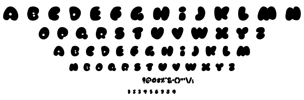 Rubberneck font
