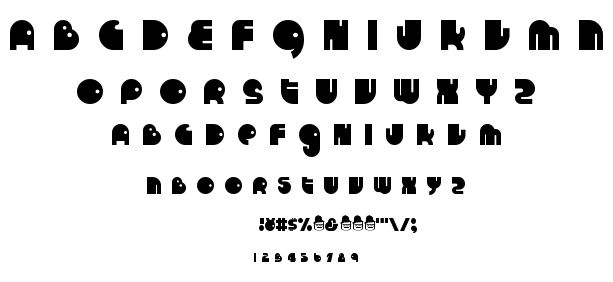 Run Tron 1983 font