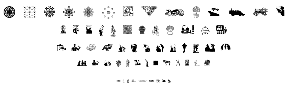 Random Dingbats font