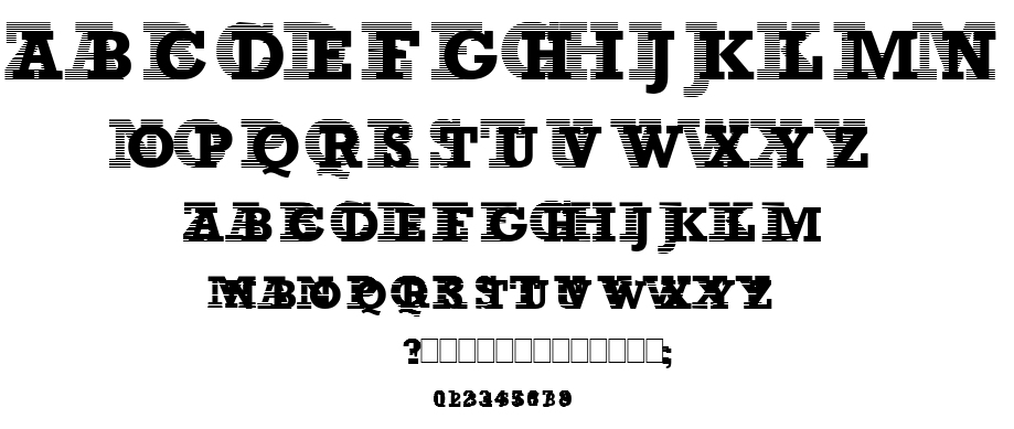 Remanence font