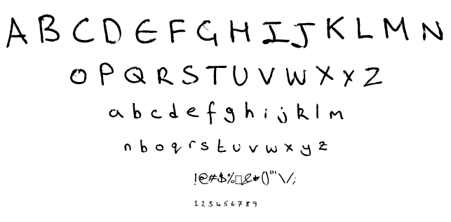 Rich’s Riting font