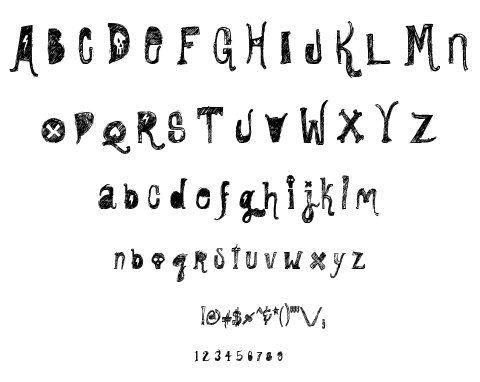 Rock Show Whiplash font