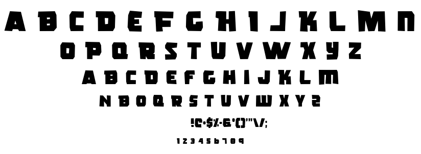 Rogue Hero font