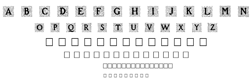 Roycroft Initials font
