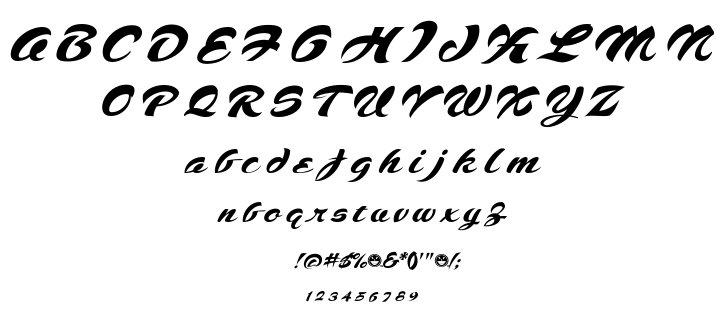 Voodoo Script font