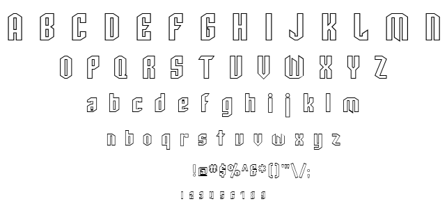 SF Archery Black font