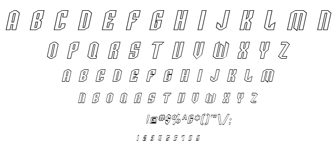 SF Archery Black font